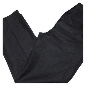 MENS Perry Ellis Black Pinstriped Dress Pants